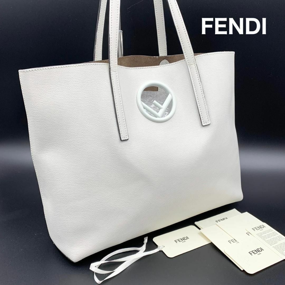 美品 FENDI フェンディ トートバック オールレザー キルティング