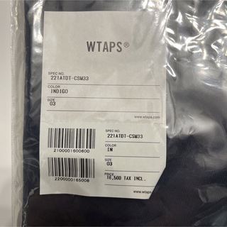 WTAPS AII 06  SS  COTTON 22ss indigo