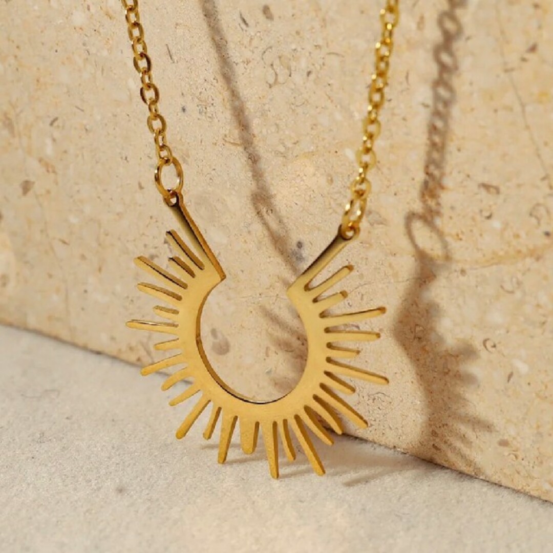 ALEXIA STAM(アリシアスタン)の【sun charm gold necklace】#02　ウィメンズ レディースのアクセサリー(ネックレス)の商品写真