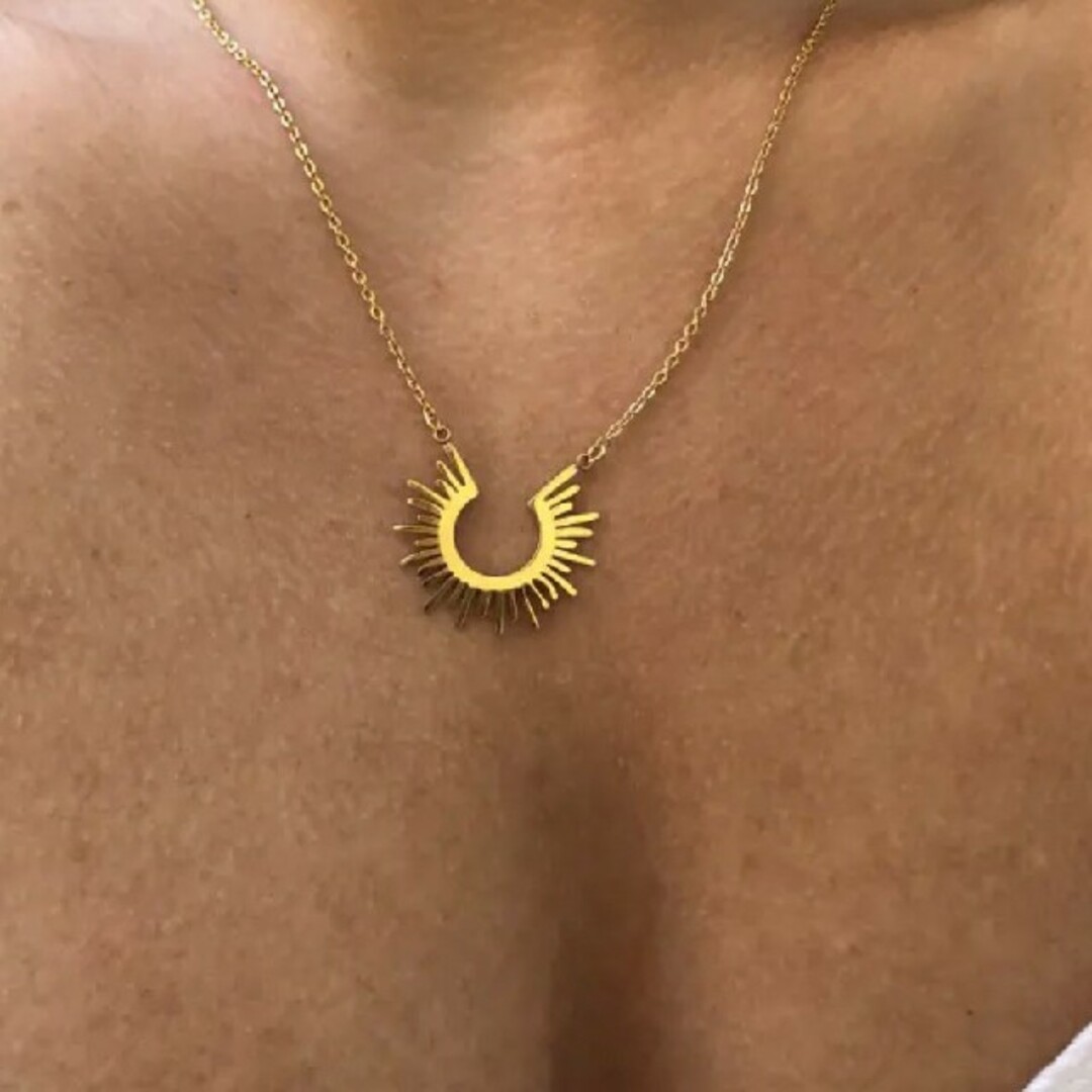 ALEXIA STAM(アリシアスタン)の【sun charm gold necklace】#02　ウィメンズ レディースのアクセサリー(ネックレス)の商品写真