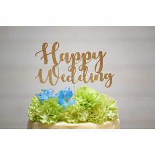 Happy Wedding 　ケーキトッパー(その他)
