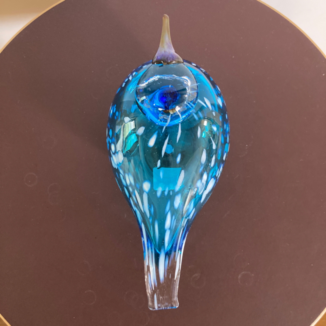 iittala(イッタラ)のイッタラバード　ブルーフィンチ　Blue finch ⑪ エンタメ/ホビーの美術品/アンティーク(ガラス)の商品写真