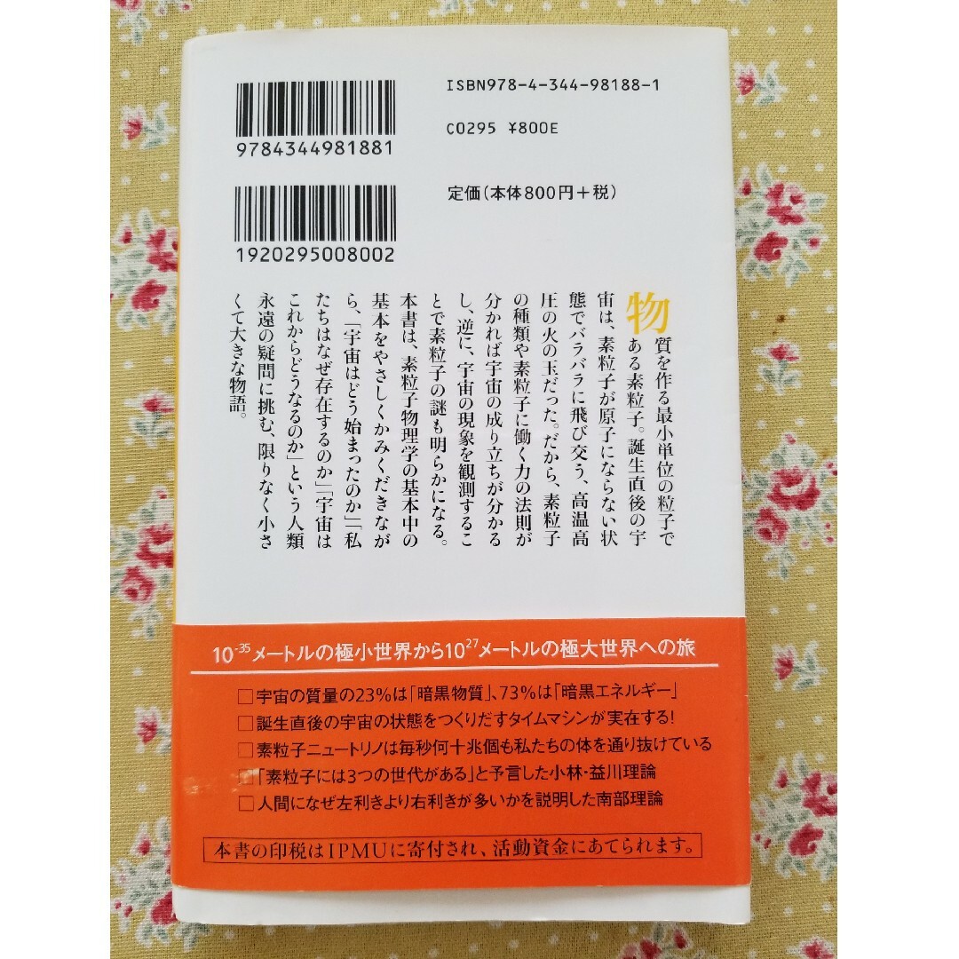 宇宙は何でできているのか 素粒子物理学で解く宇宙の謎 エンタメ/ホビーの本(その他)の商品写真