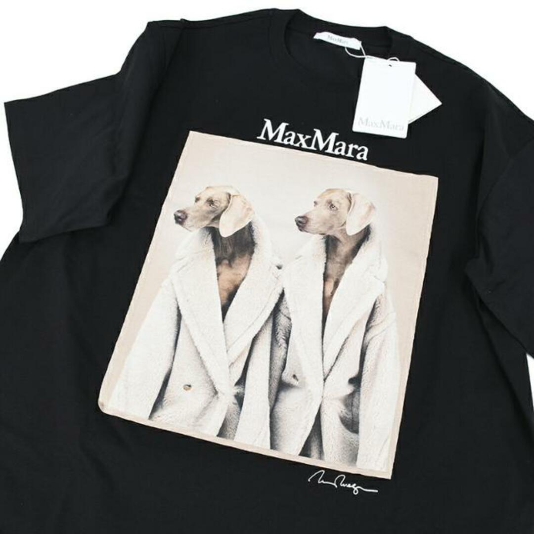 Max Mara マックスマーラ TACCO ブラック半袖Tシャツ イタリア正規品 新品 ブラック