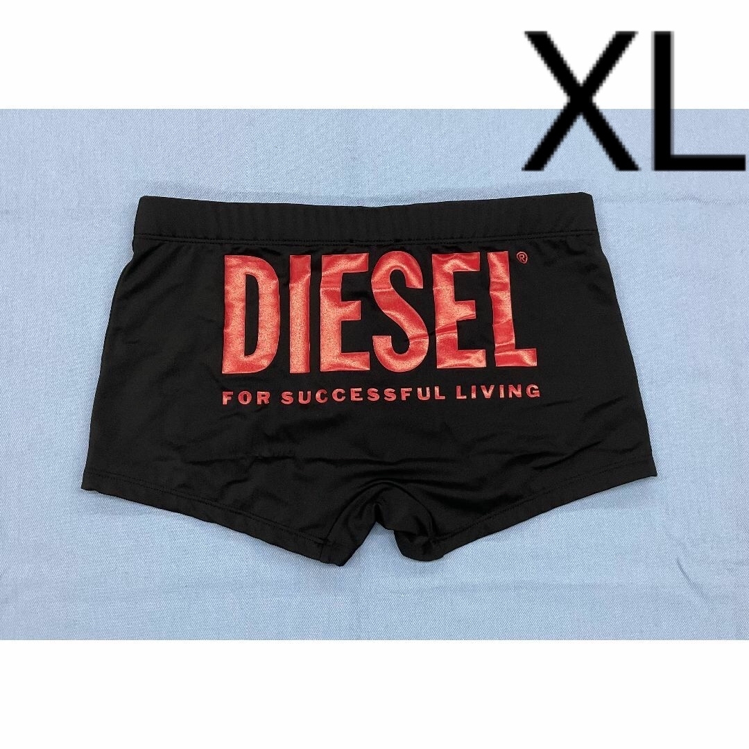 DIESEL(ディーゼル)のディーゼル　スイムウェア2123　ブラック　XLサイズ　新品　ロゴ　A09676 メンズの水着/浴衣(水着)の商品写真