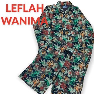 ワニマ(WANIMA)のLEFLAH WANIMA迷彩　コーチジャケットセットアップ (シャツ)