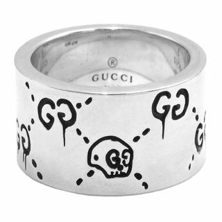 Gucci - グッチ ゴースト ドクロ ワイド リング 13号 AG925