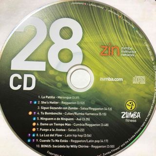 ズンバ(Zumba)のズンバ　ZIN28  CD.DVD(スポーツ/フィットネス)