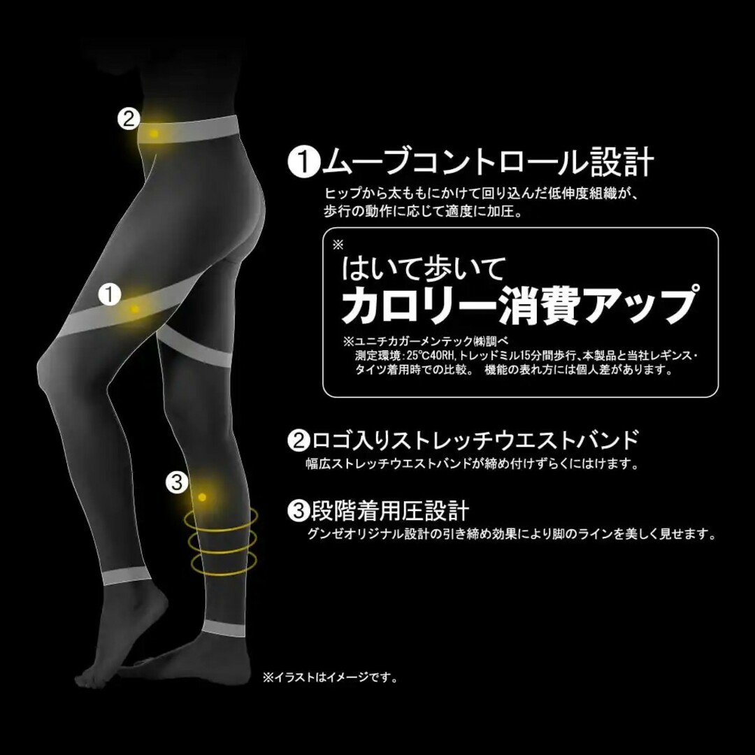 RIZAP(ライザップ)の新品未使用☆RIZAP 着圧レギンス10分丈　2枚セット レディースのレッグウェア(レギンス/スパッツ)の商品写真