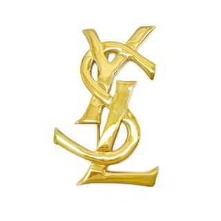 YVES SAINT LAURENT ヴィンテージ ピンブローチゴールド系-