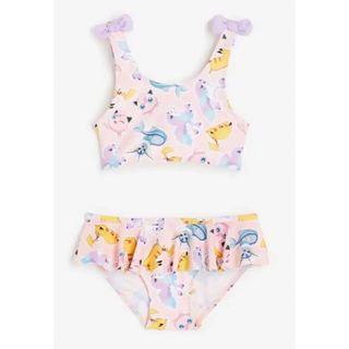 エイチアンドエム(H&M)の新品　ポケモン　水着　ビキニ　女の子　100-105(水着)