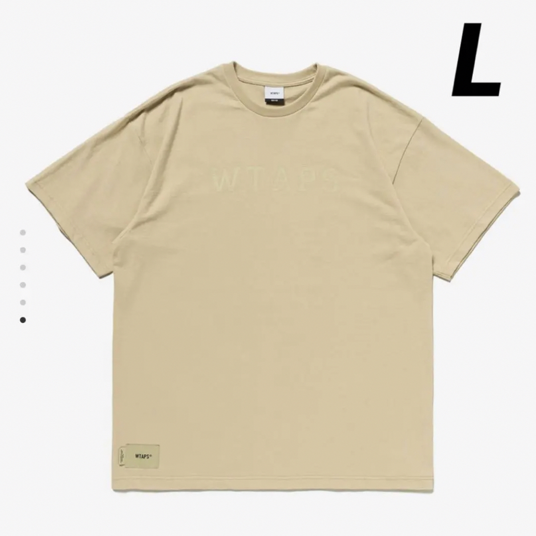 W)taps - WTAPS ダブルタップス カレッジ ロゴ Tシャツ L ベージュの+