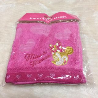 ディズニー(Disney)のミニーちゃん ハンドタオル(ハンカチ)