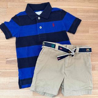 ラルフローレン(Ralph Lauren)のラルフローレン 12M ポロシャツ ハーフパンツ 上下セット(シャツ/カットソー)