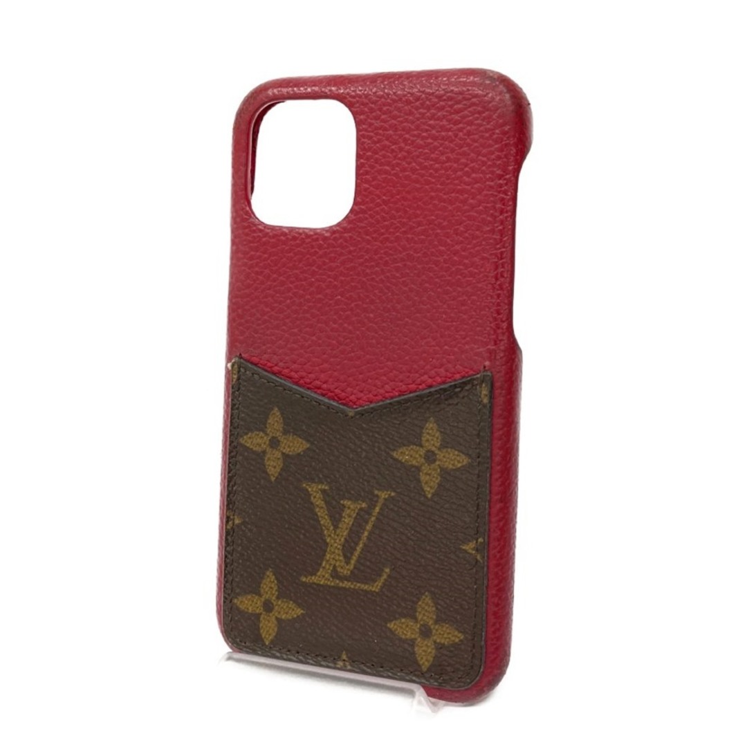 ◆◆LOUIS VUITTON ルイヴィトン モノグラム　携帯ケース  iPhone11　pro　 レッド