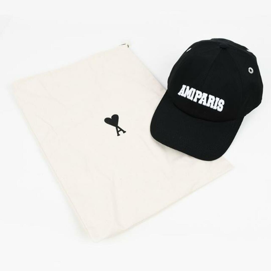 AMI PARIS アミ パリス ブラックロゴキャップ 帽子 UCP206 CO0020 001