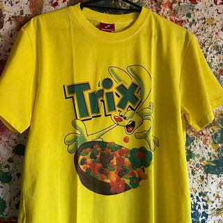 レトロ アメリカ Tシャツ 半袖 メンズ 夏 新品 個性的 リプリントイエロー(Tシャツ/カットソー(七分/長袖))