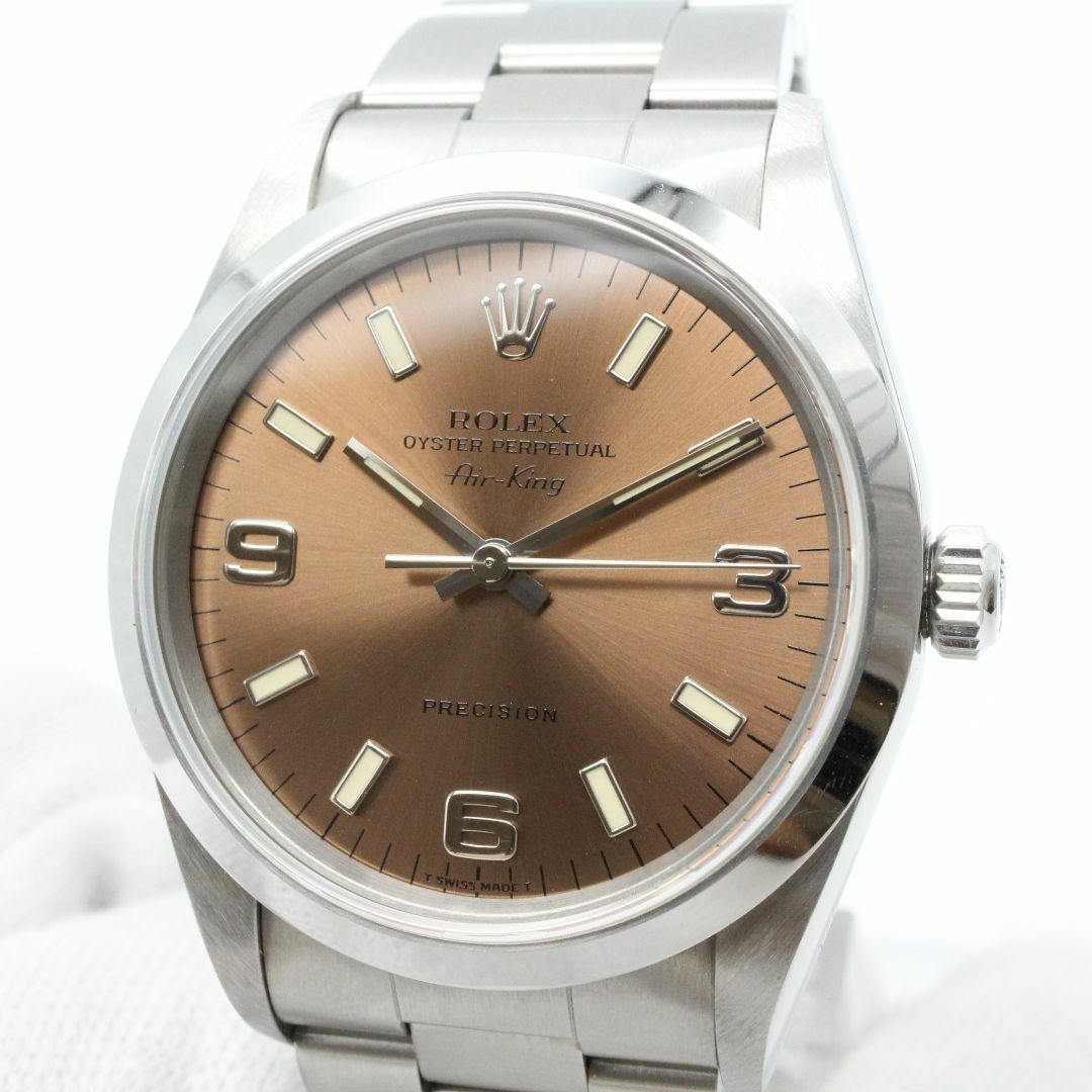 ロレックス ROLEX 14000 U番(1997年頃製造) ピンク メンズ 腕時計