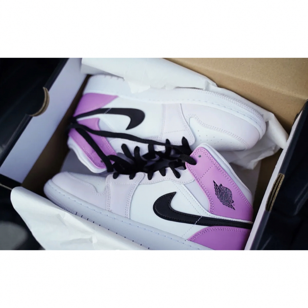 Jordan Brand(NIKE) - 24.5【新品】NIKE GS AIR JORDAN1 MID