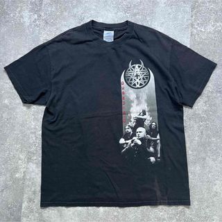 ミュージックティー(MUSIC TEE)のUSA製 ヴィンテージ Disturbed/ディスターブド バンドTシャツ(Tシャツ/カットソー(半袖/袖なし))