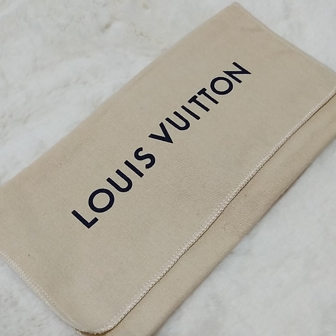 LOUIS VUITTON - LOUIS VUITTON 長財布用ショップ布製袋 保存袋 LOUIS VUITTON - LOUIS VUITTON 長財布用ショップ布製袋 保存袋