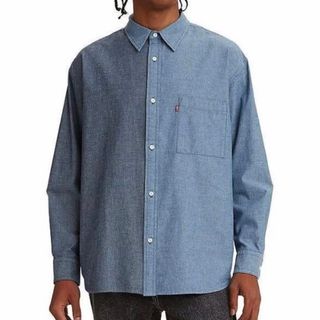 リーバイス(Levi's)の【Levi's／リーバイス】バイカラー長袖シャツ・メンズXXL（US表記 XL）(シャツ)