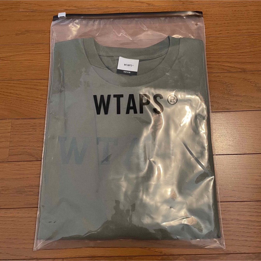 WTAPS  ダブルタップス カレッジ ロゴ Tシャツ L オリーブ 2