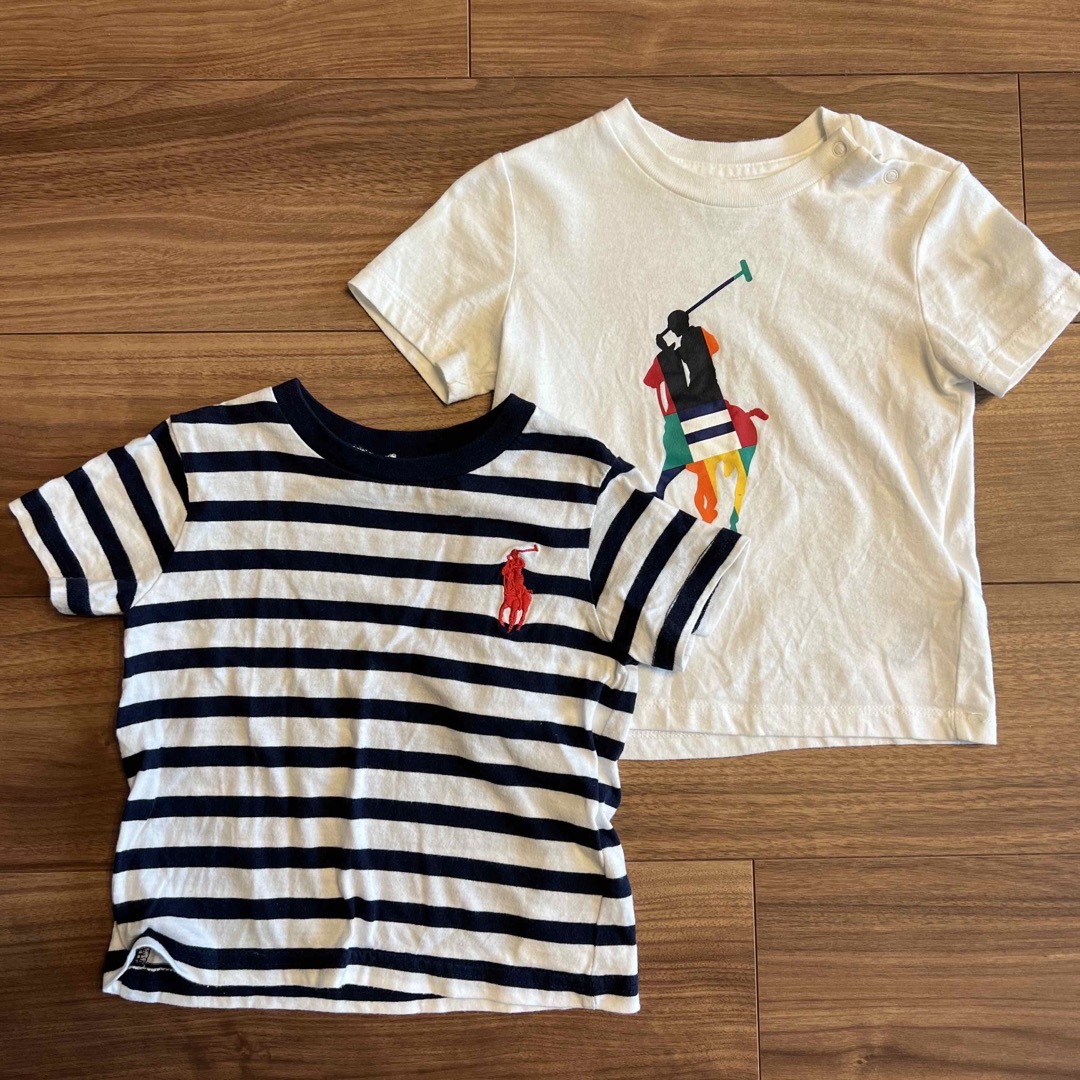 Ralph Lauren(ラルフローレン)のラルフローレン　2枚セット　80 85 Tシャツ キッズ/ベビー/マタニティのベビー服(~85cm)(Ｔシャツ)の商品写真