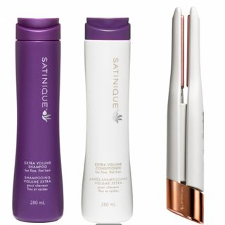 アムウェイ(Amway)のAmwayエクストラシャンプー＆コンディショナー＆ヘアアイロン(シャンプー/コンディショナーセット)