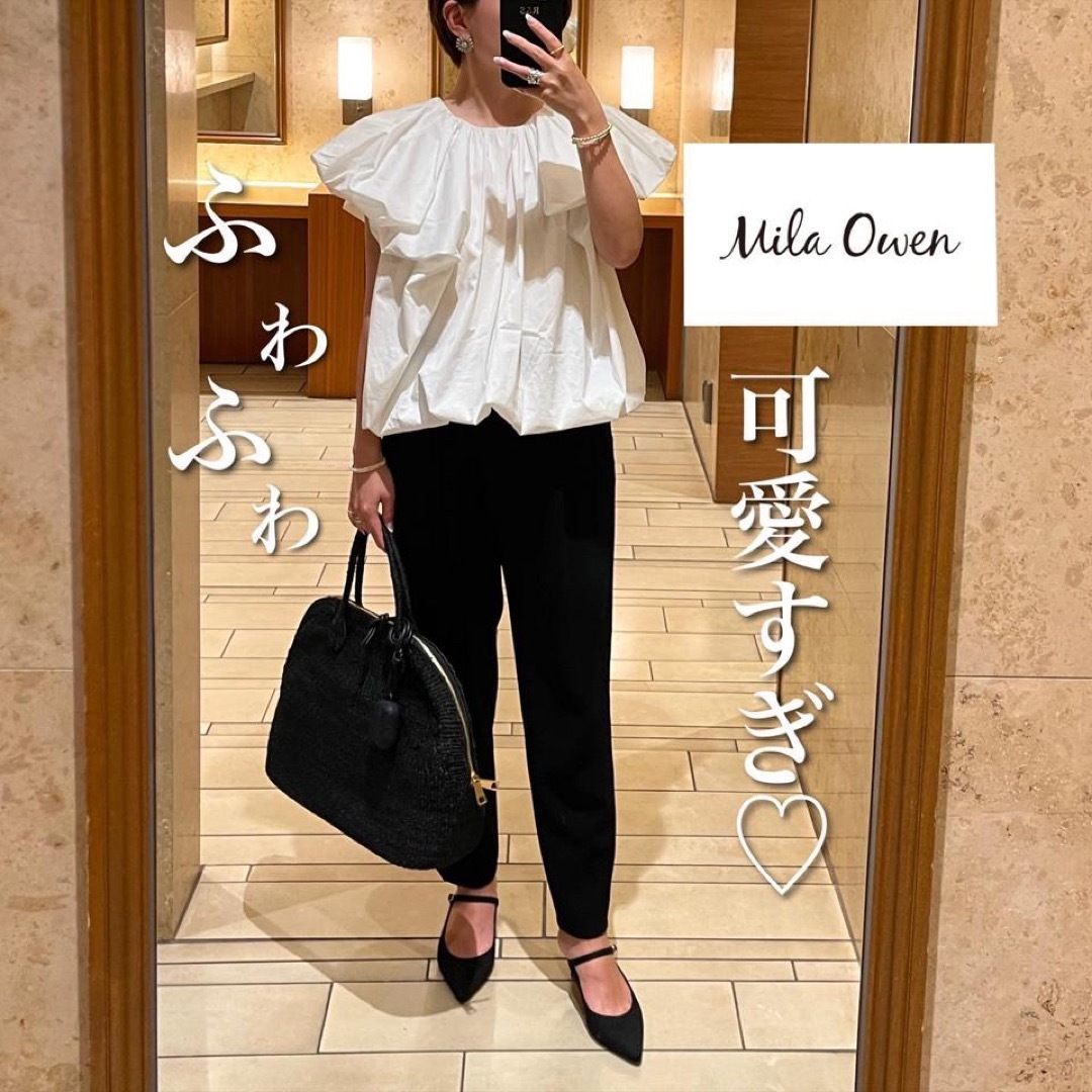 Mila Owen(ミラオーウェン)のMila Owen ブラウス レディースのトップス(シャツ/ブラウス(半袖/袖なし))の商品写真