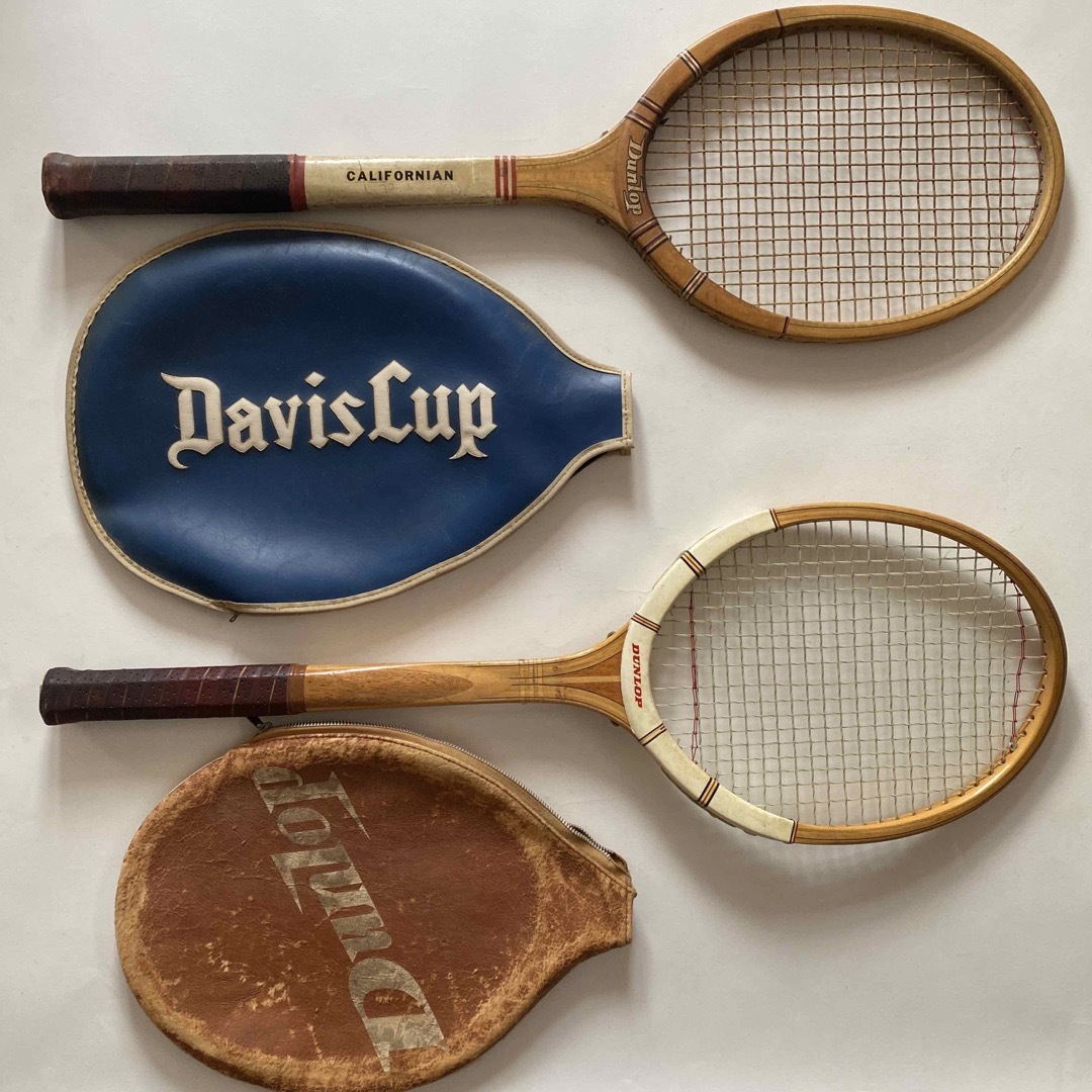 ダンロップ ヴィンテージラケット2本セットイギリス製 dunlop