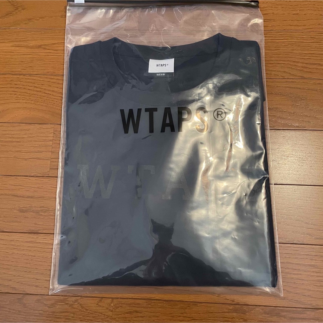 W)taps(ダブルタップス)のWTAPS  ダブルタップス カレッジ ロゴ Tシャツ S ネイビー メンズのトップス(Tシャツ/カットソー(半袖/袖なし))の商品写真