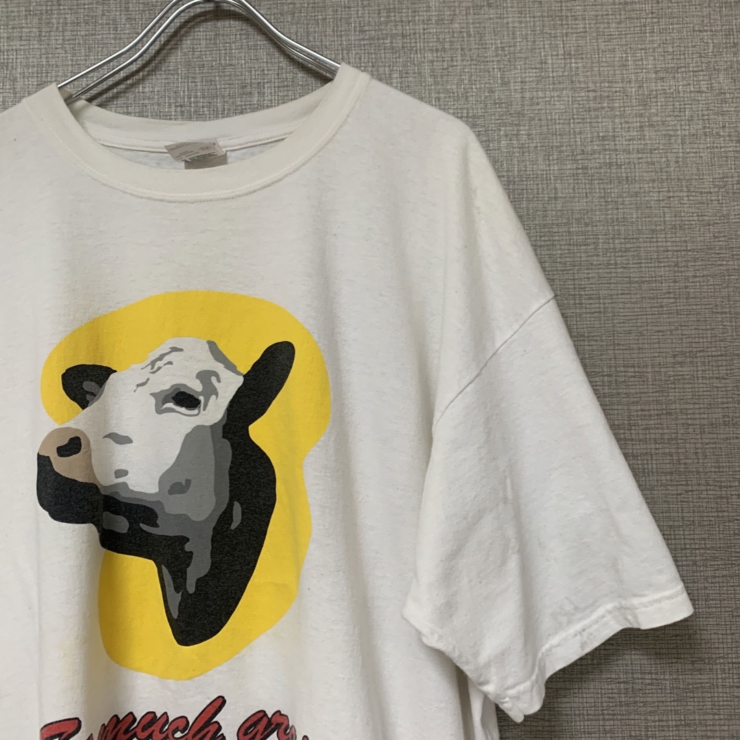 Anvil(アンビル)のanvil 90s 00s ビンテージ　アメリカ古着　動物　アニマル　牛　tee メンズのトップス(Tシャツ/カットソー(半袖/袖なし))の商品写真