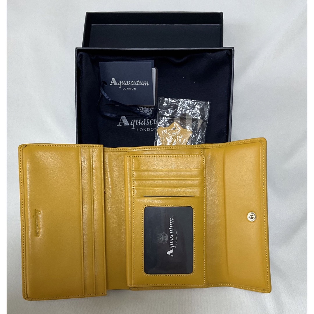 AQUA SCUTUM - Aquascutum☆アクアスキュータム☆3つ折財布☆新品未