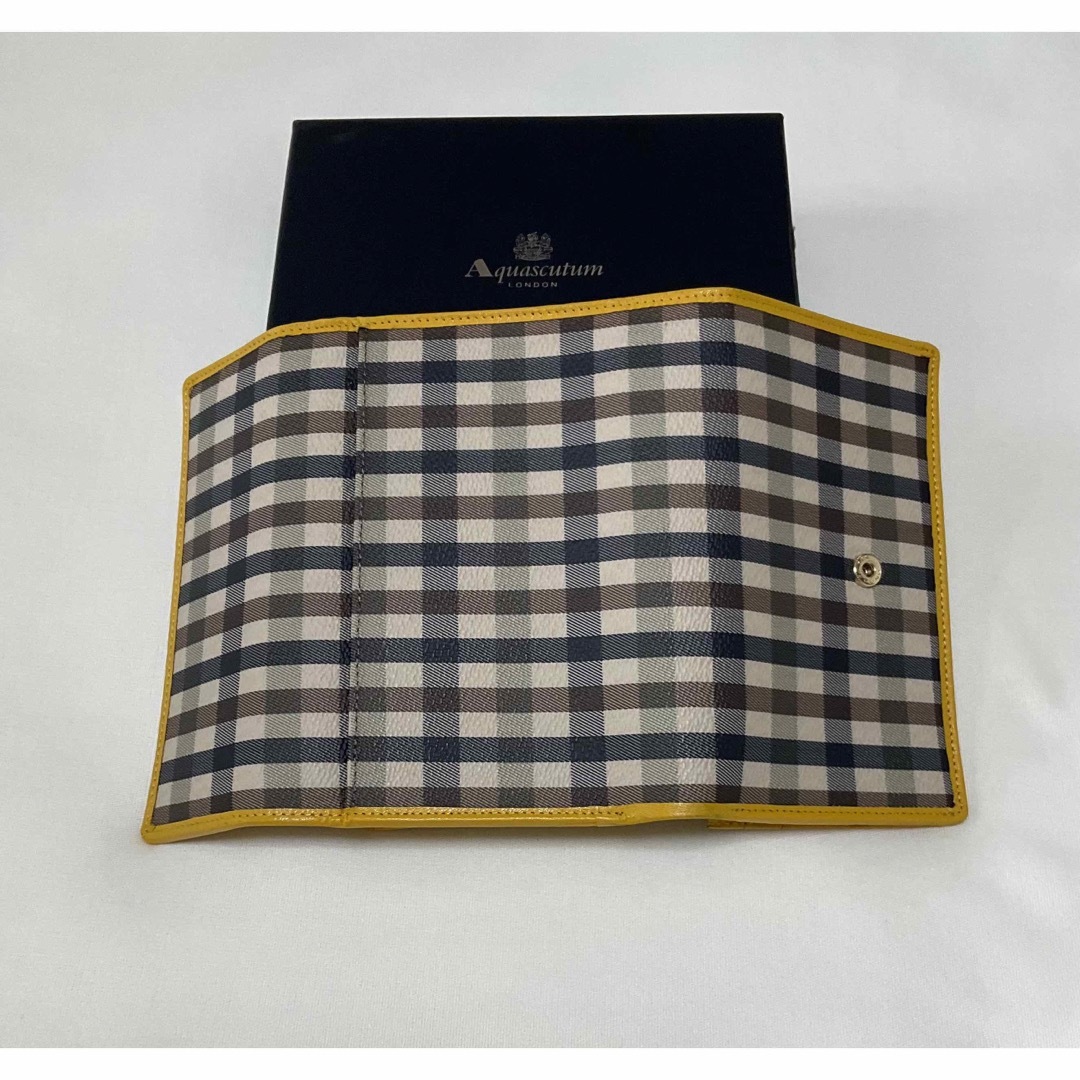 AQUA SCUTUM - Aquascutum☆アクアスキュータム☆3つ折財布☆新品未