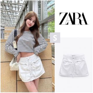 Amiさん着用 ZARA ザラ ミニ カーゴスカート - ミニスカート