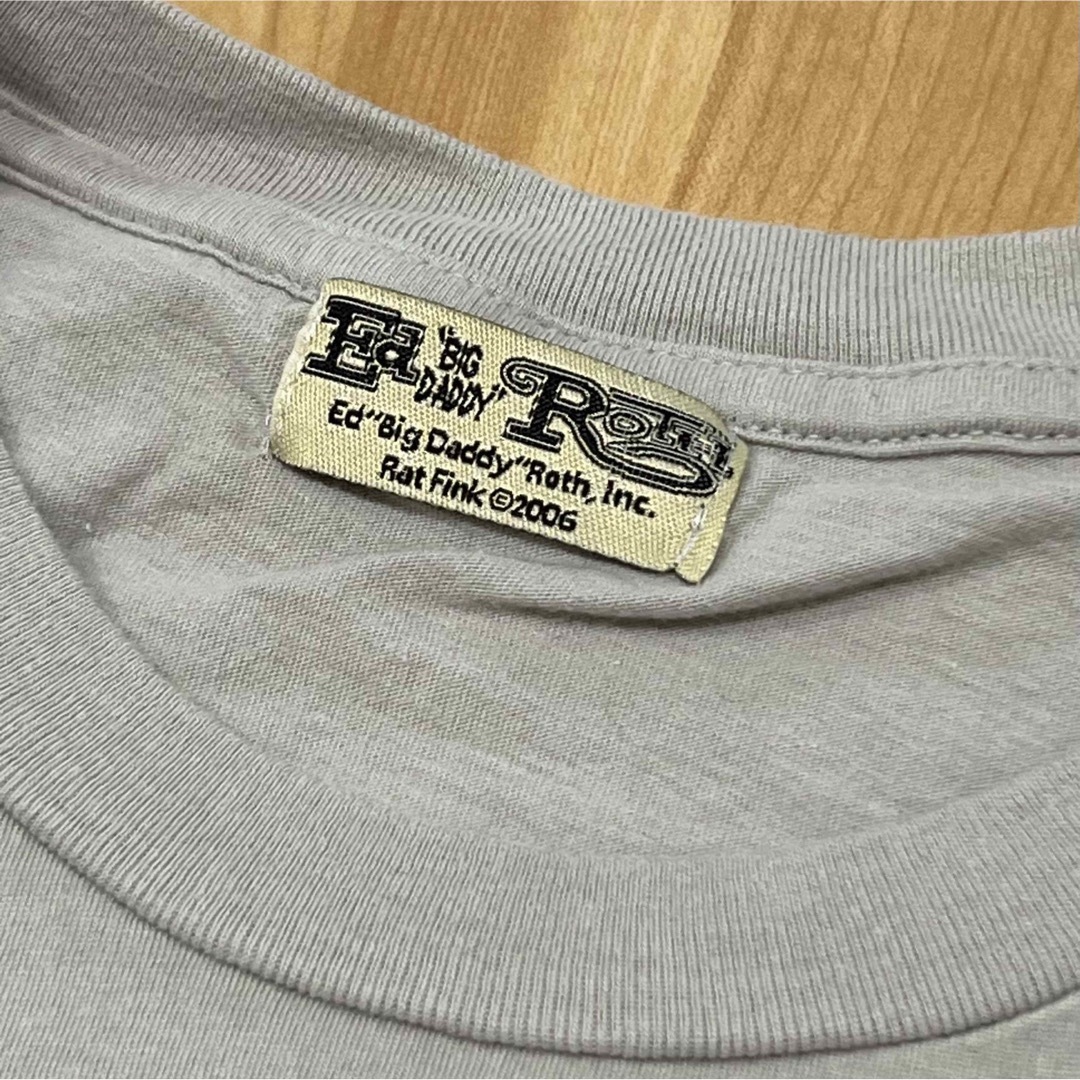 STUSSY(ステューシー)のXL程度 Ed ROTH エドロス ラットフィンク Tシャツ グレー メンズのトップス(Tシャツ/カットソー(半袖/袖なし))の商品写真
