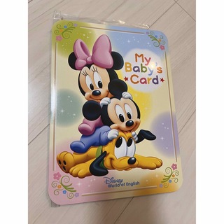 Disney - ディズニーワールドイングリッシュベビーカード手形アートフォトアルバム