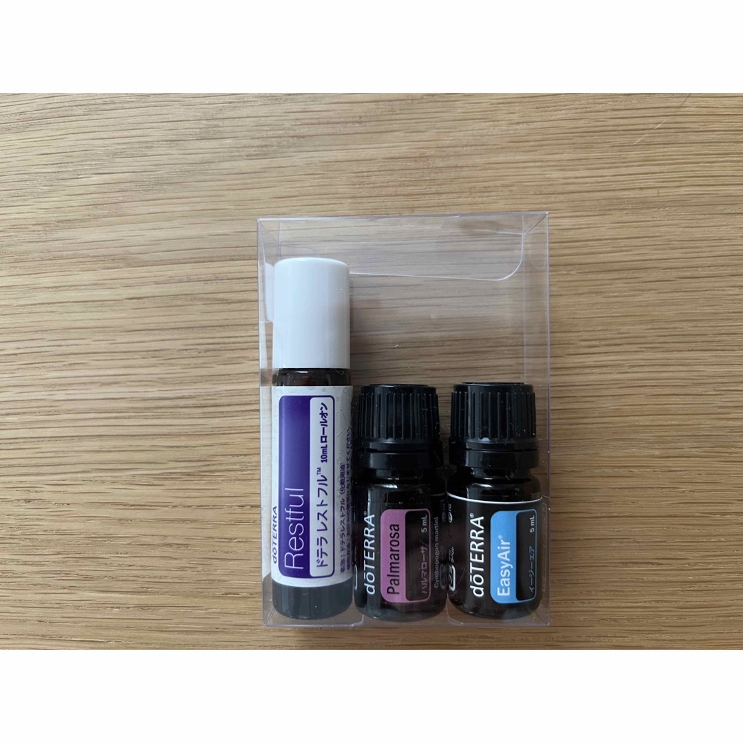 doTERRA(ドテラ)のドテラ　パルマローザ　イージーエアー　レストフル　３点セット コスメ/美容のリラクゼーション(エッセンシャルオイル（精油）)の商品写真