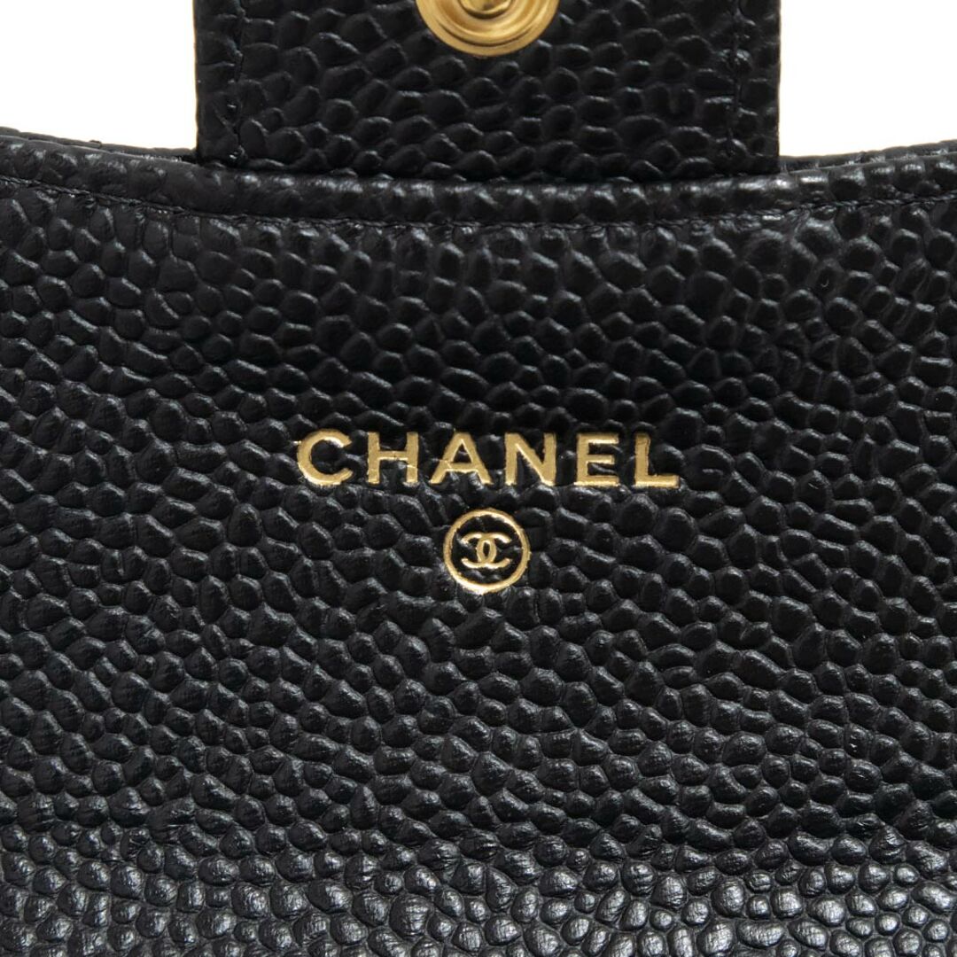 CHANEL シャネル　ココマーク　パスケース　定期入れ　キルティング　黒