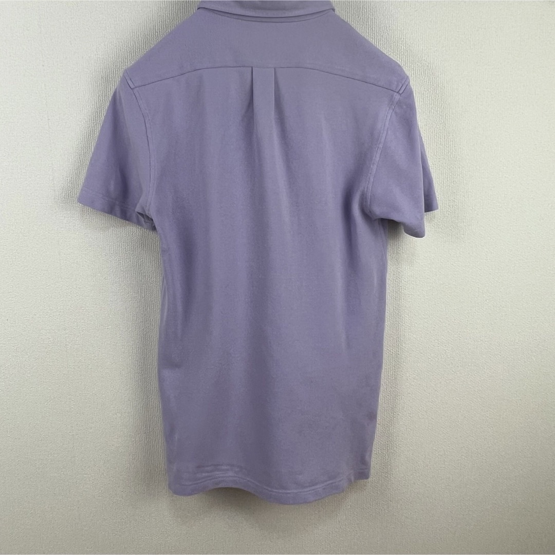 LACOSTE(ラコステ)のLACOSTE  ラコステ　ポロシャツ　半袖　サイズ2 ライトパープル　古着 メンズのトップス(ポロシャツ)の商品写真