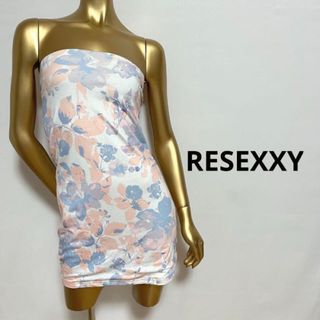 リゼクシー(RESEXXY)のRESEXXY❤️花柄タイトワンピース(ミニワンピース)