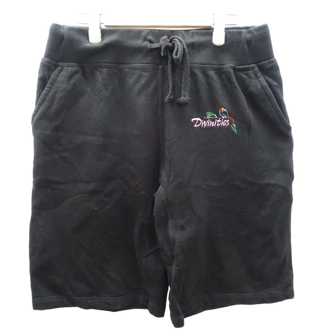 DIVINITIES SWEAT SHORT BLACK