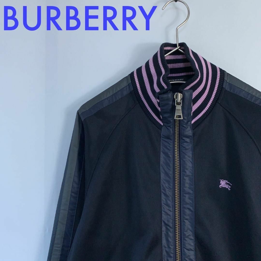 BURBERRY BLACK LABEL トラックジャケット 黒