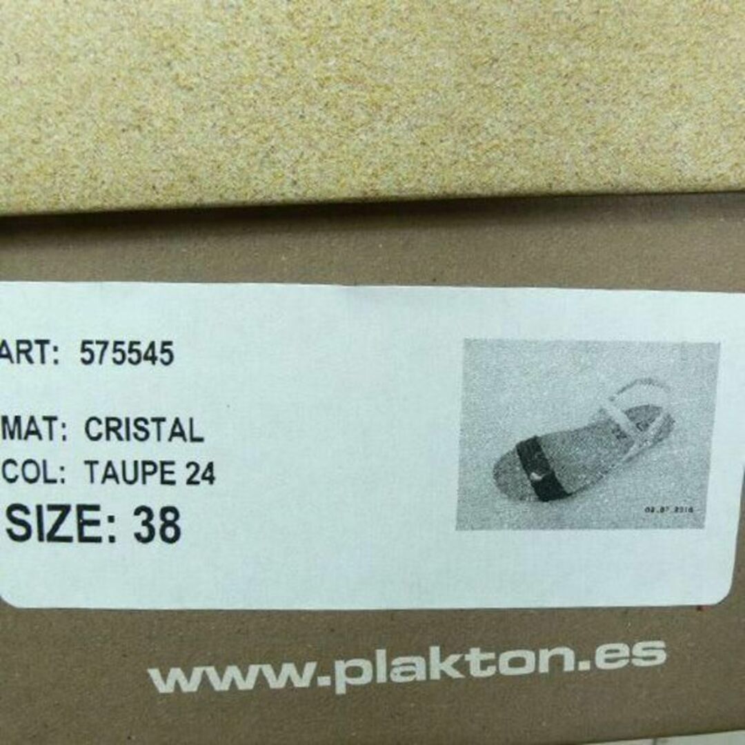 PLAKTON(プラクトン)のPLAKTON プラクトン サンダル 24.0m EU38 SL/CC レディースの靴/シューズ(サンダル)の商品写真