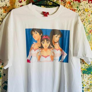 アバンギャルド Tシャツ 個性的 昭和レトロ 白 メンズ エモい 平成レトロ(Tシャツ/カットソー(半袖/袖なし))