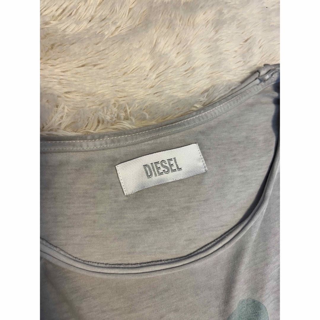 114.【美品】DIESEL★ディーゼル 切りっぱなしデザインシャツ M