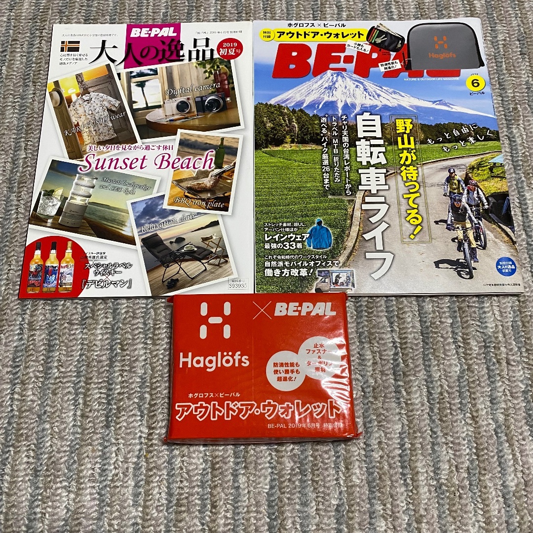 Haglofs(ホグロフス)のBE-PAL 6月号 アウトドアウォレット ホグロフス エンタメ/ホビーの雑誌(趣味/スポーツ)の商品写真