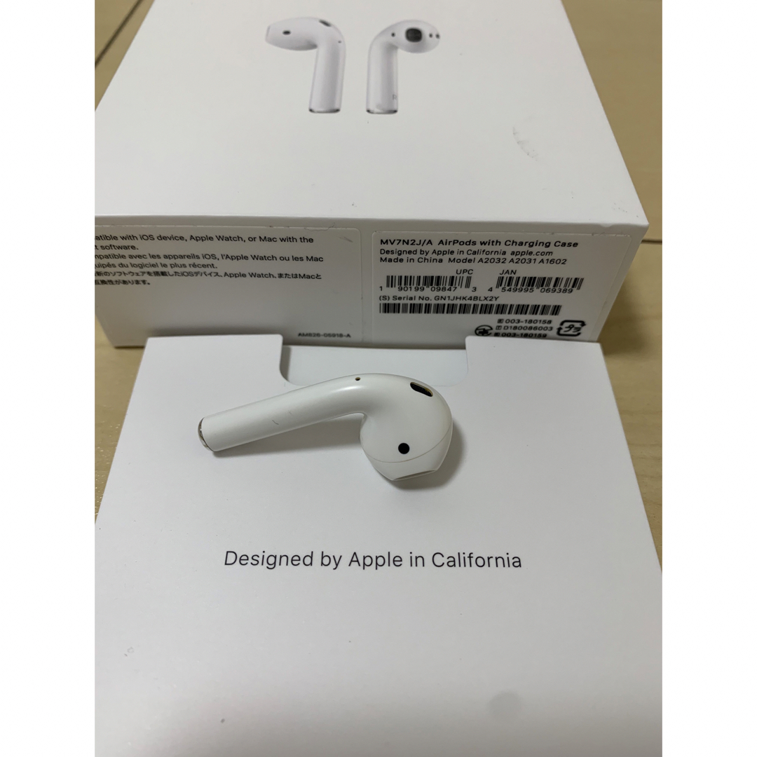 第2世代 右耳のみ 片耳 エアーポッズ Apple AirPods右耳 - イヤホン 第2世代 右耳のみ 片耳 エアーポッズ Apple AirPods右耳 - イヤホン