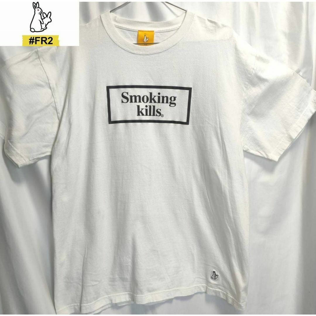 FR2 Smorking Kills Logo Tee white M タグ付き